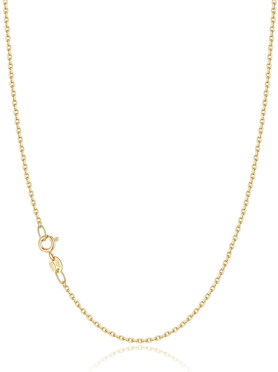 Dainty Gold-Plated Cable Chain
