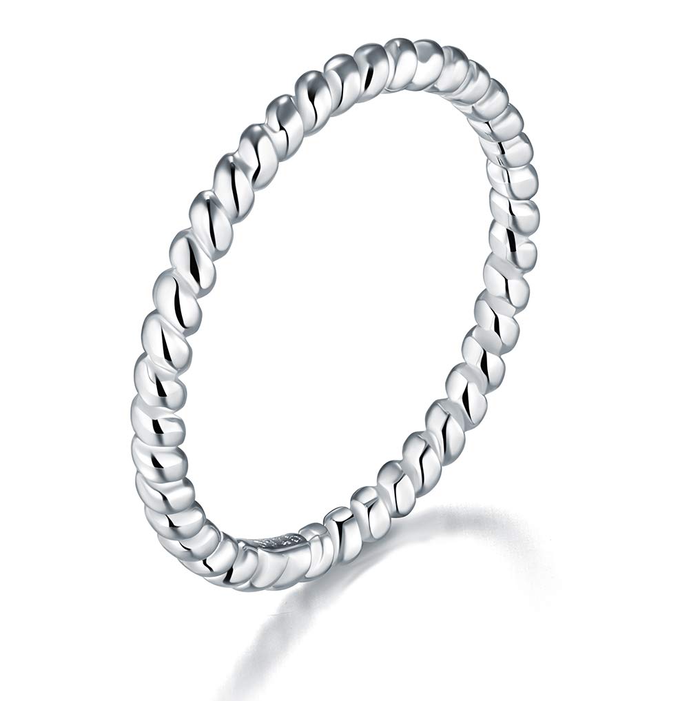 Sterling Silver Twist Band