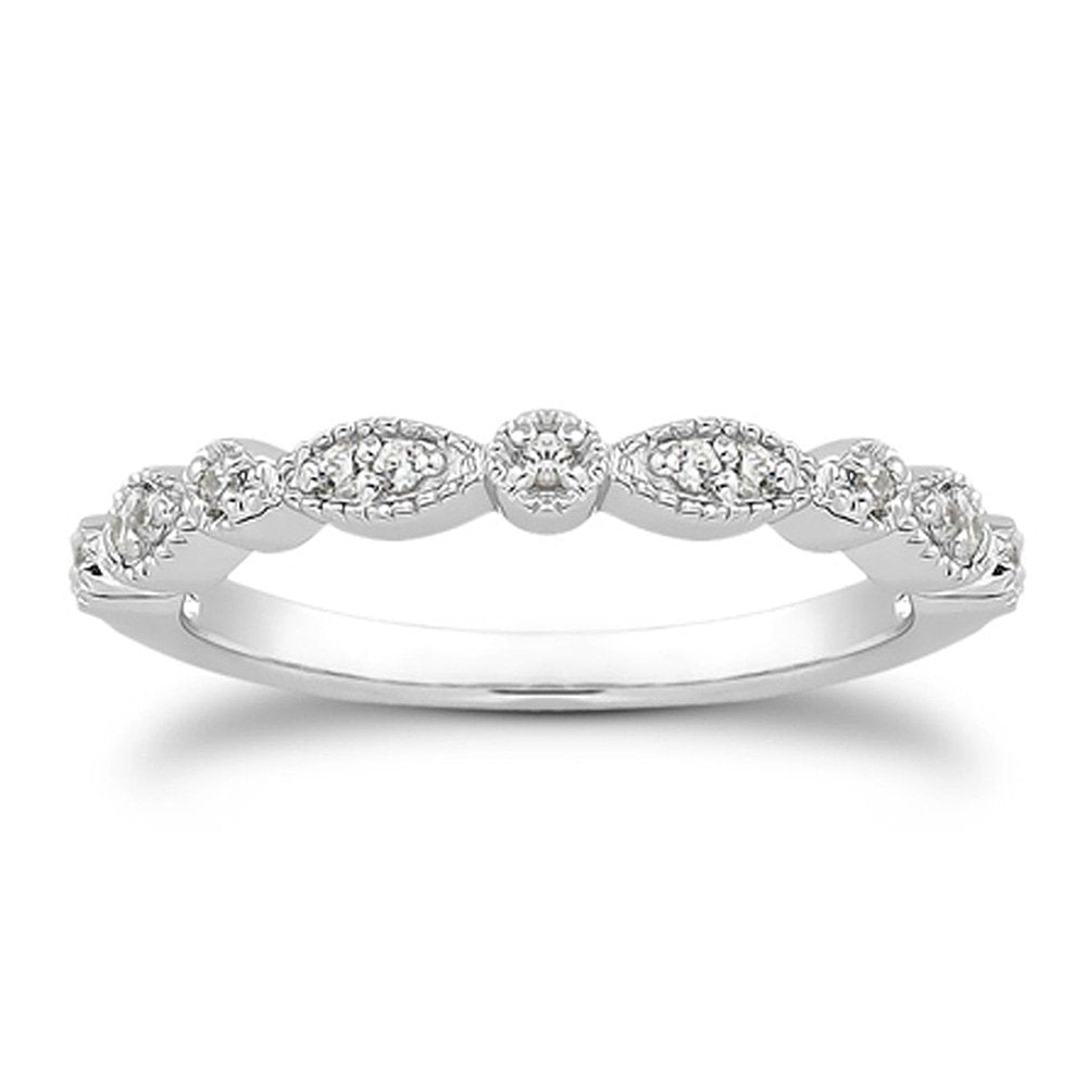 Sterling Silver CZ Eternity Ring