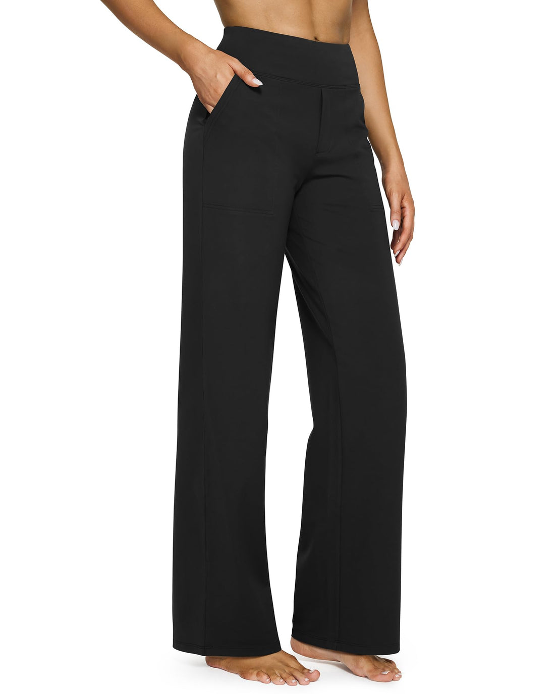 Wide-Leg Dress Pants