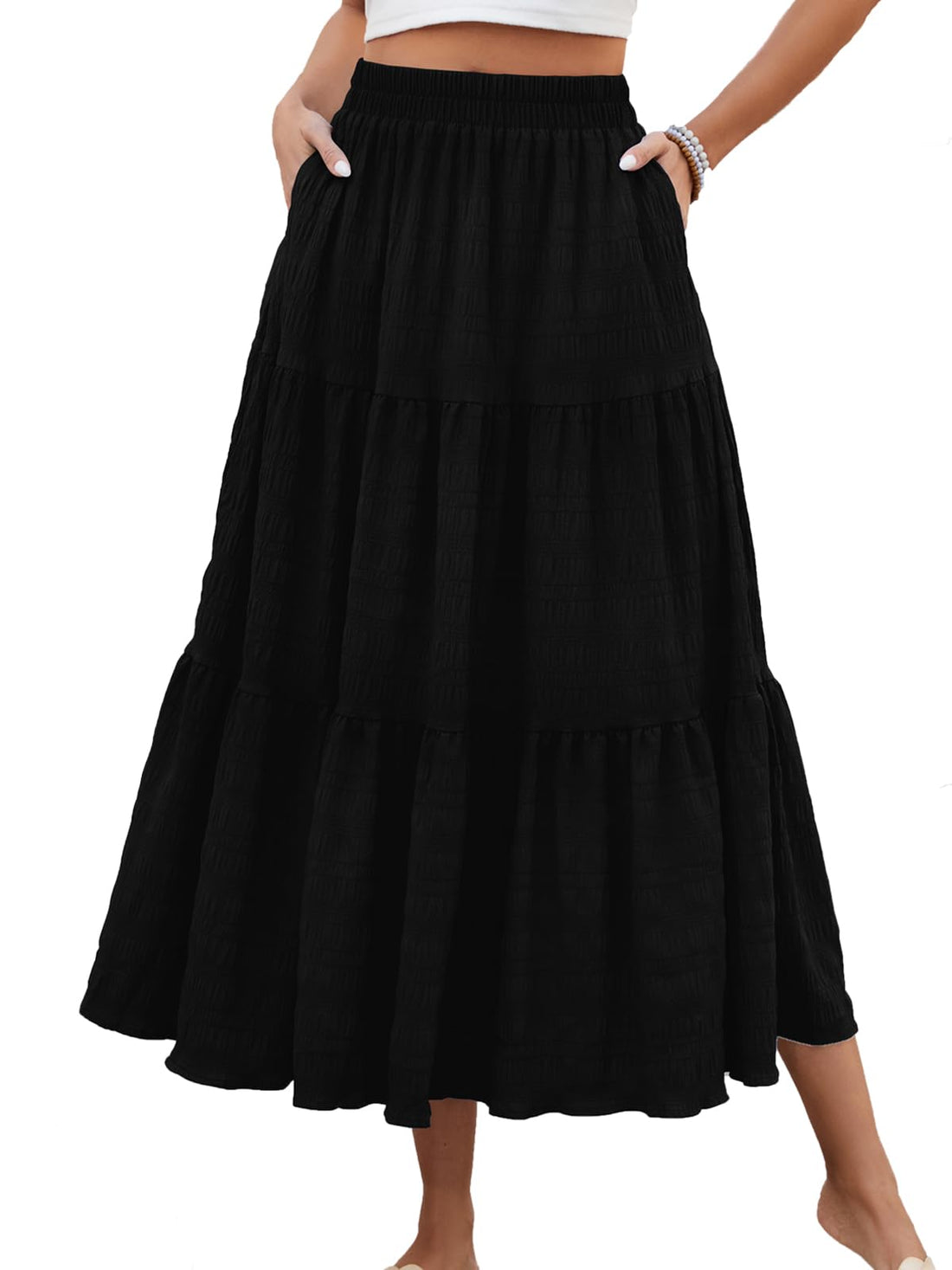 Flowy Boho Maxi Skirt