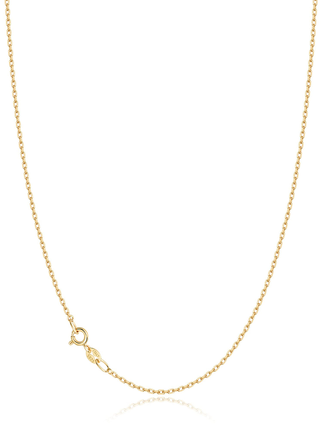 18K Gold-Plated Cable Necklace