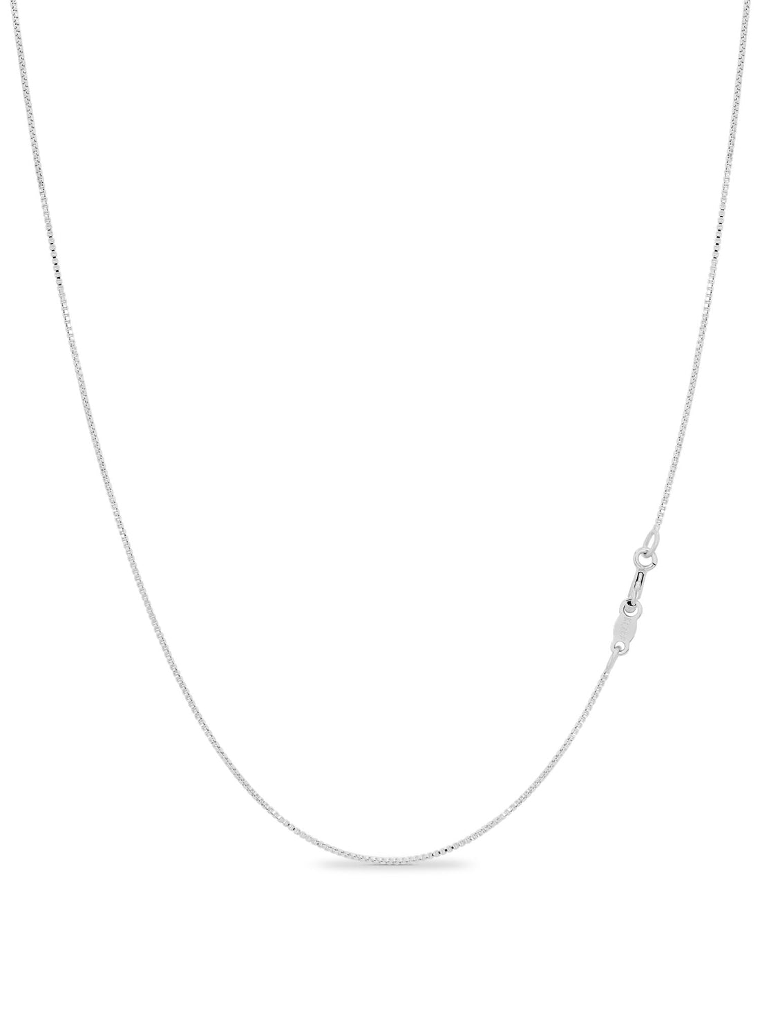 Sterling Silver Box Chain Necklace