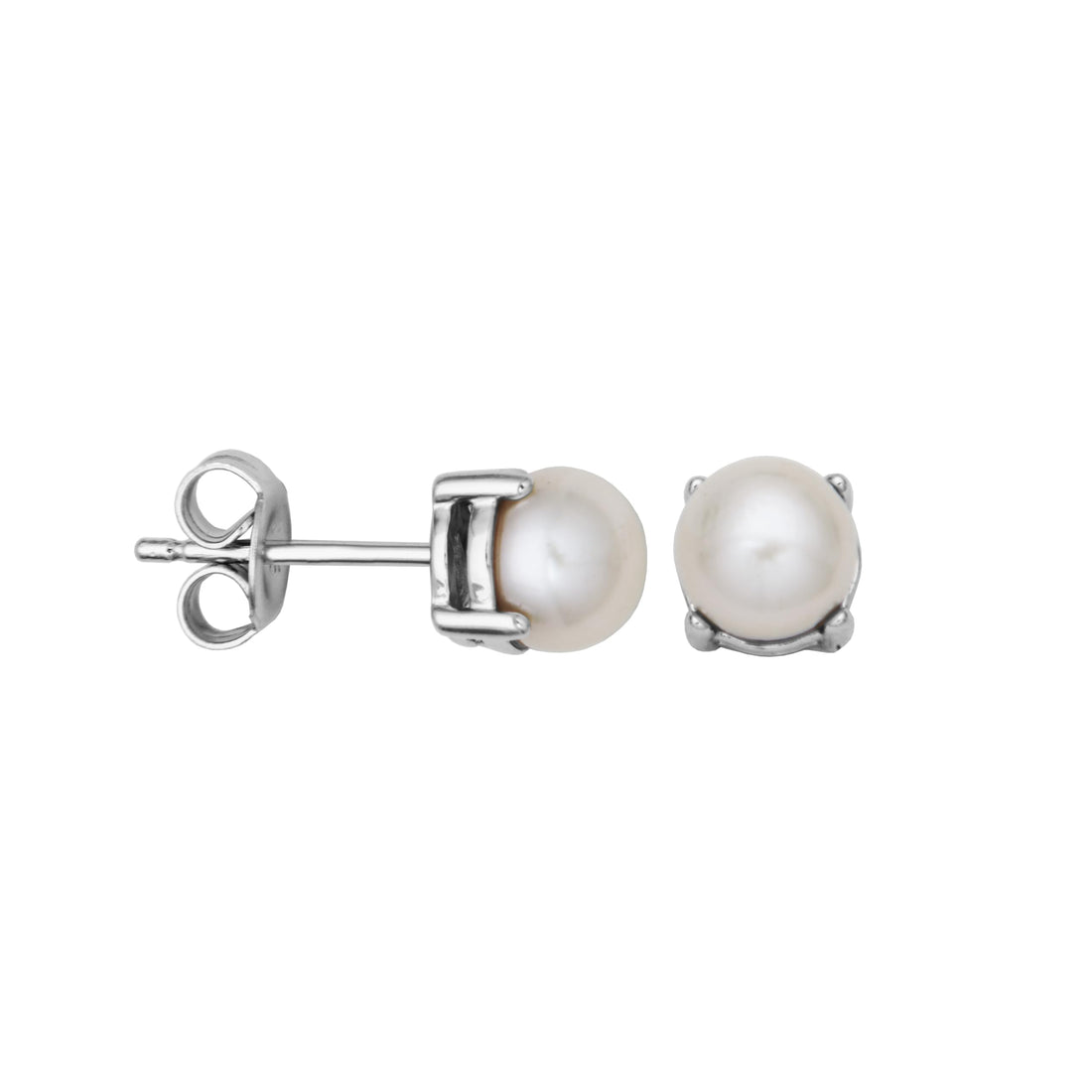 Sterling Silver Birthstone Stud Earrings