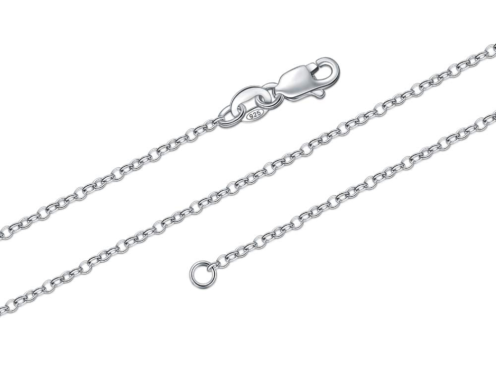 Sterling Silver Cable Chain Necklace