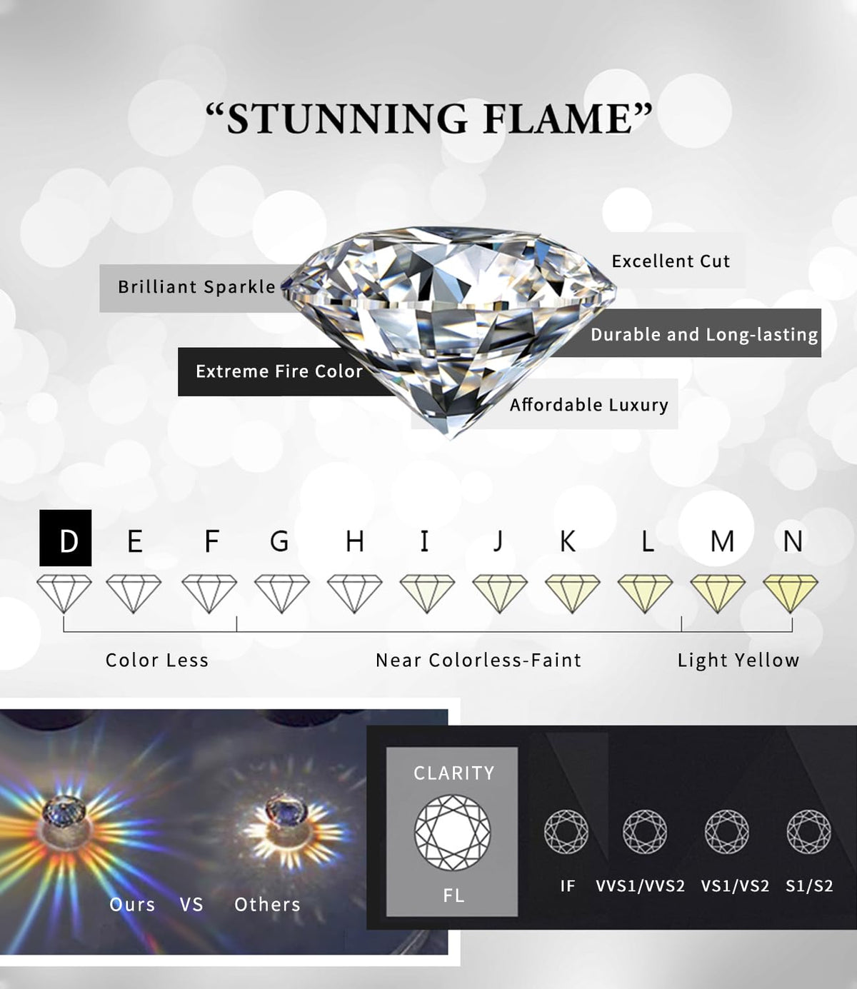 18K Rose Gold-Plated CZ Stud Earrings