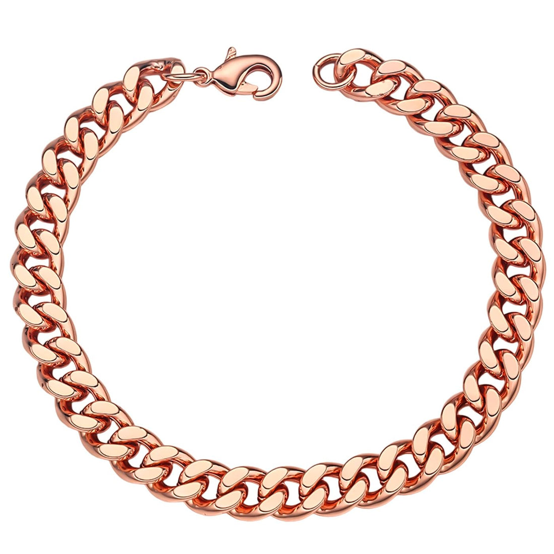 Copper Cuban Link Bracelet