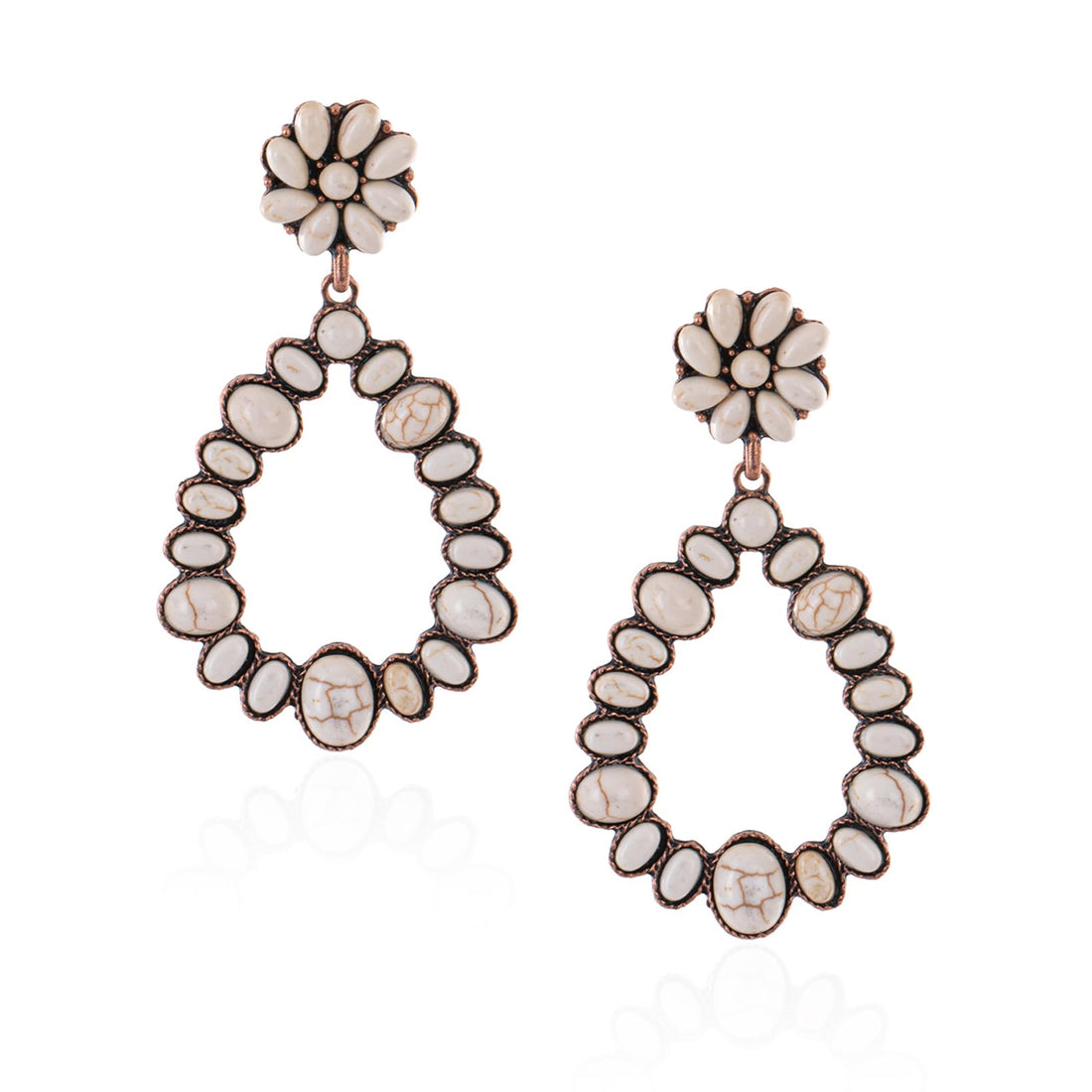 Turquoise Statement Drop Earrings