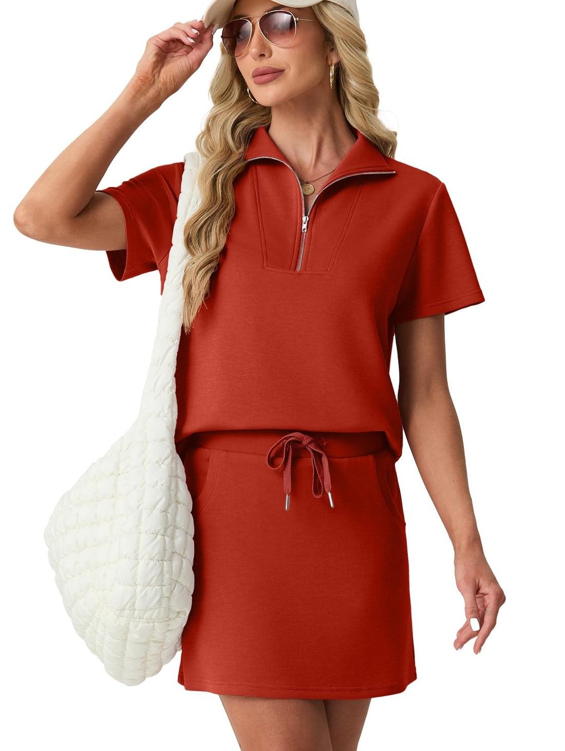 Half-Zip Top & Skort Set