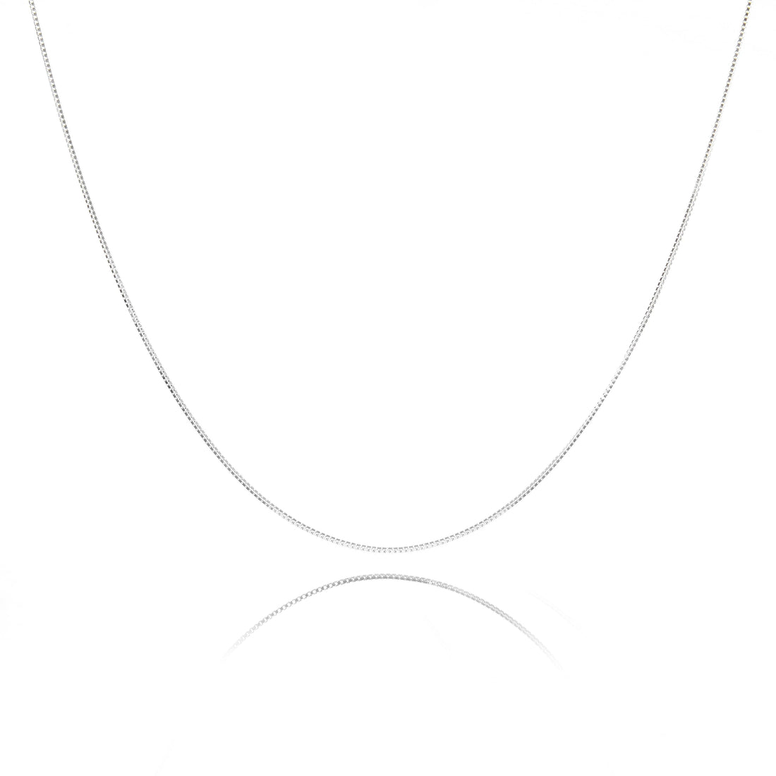 Dainty Sterling Silver Box Chain