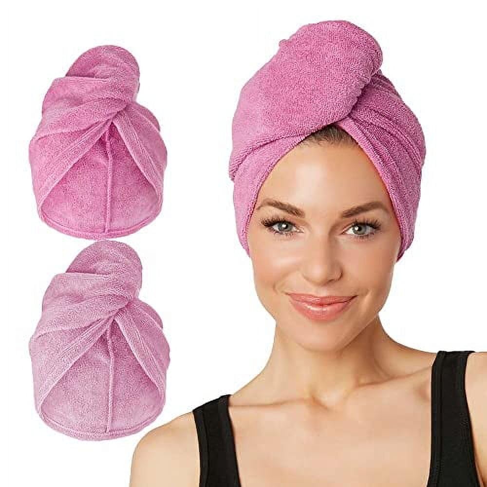 Microfiber Hair Turban (Set of 2)