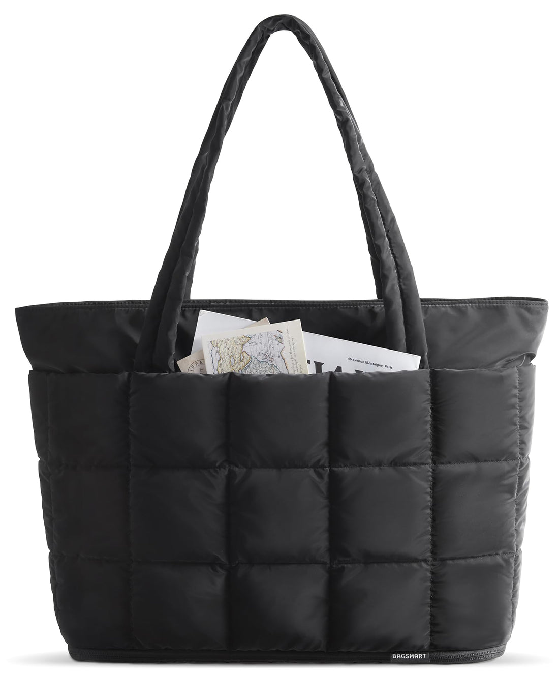 Quilted Puffer Carry-On Tote