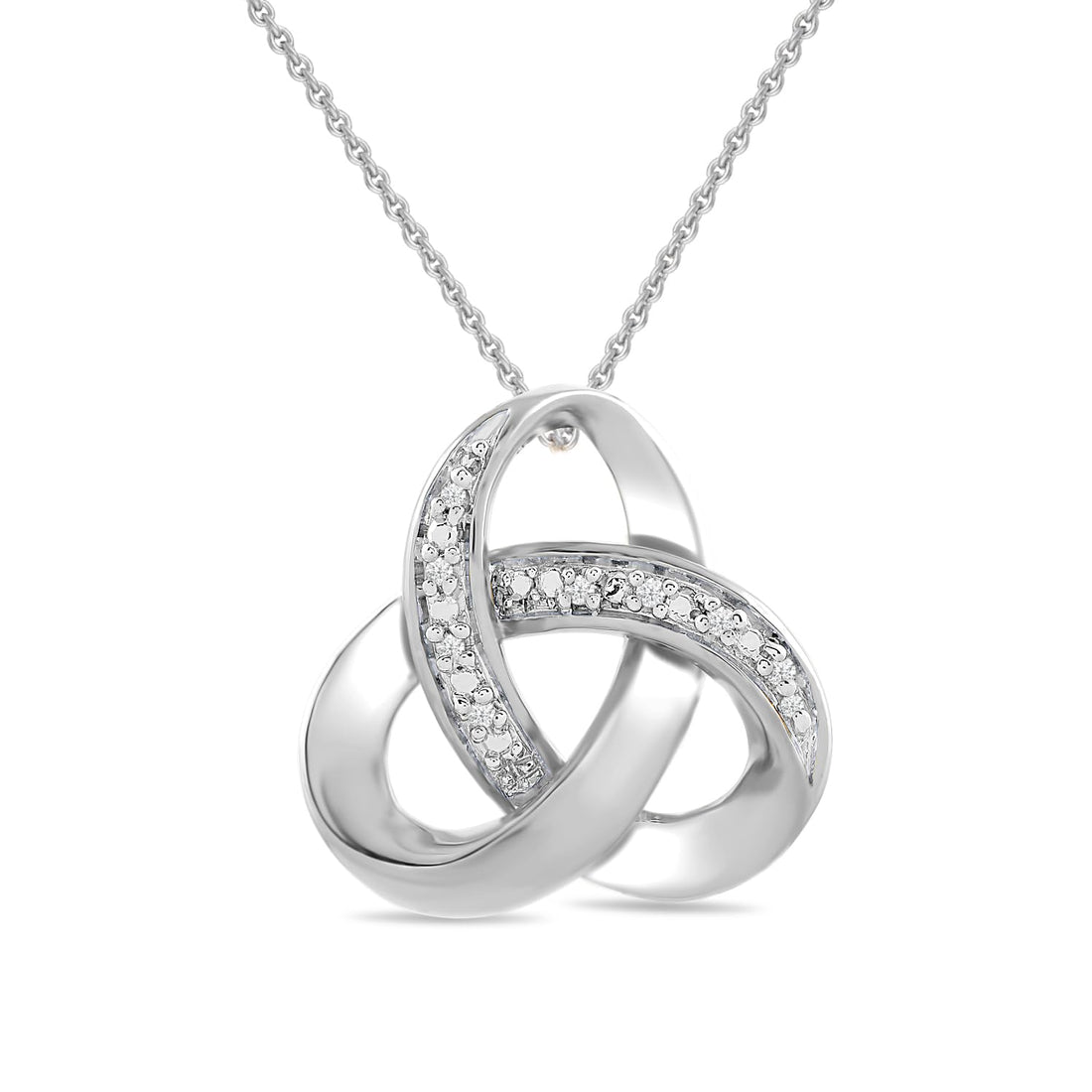 Sterling Silver Love Knot Necklace