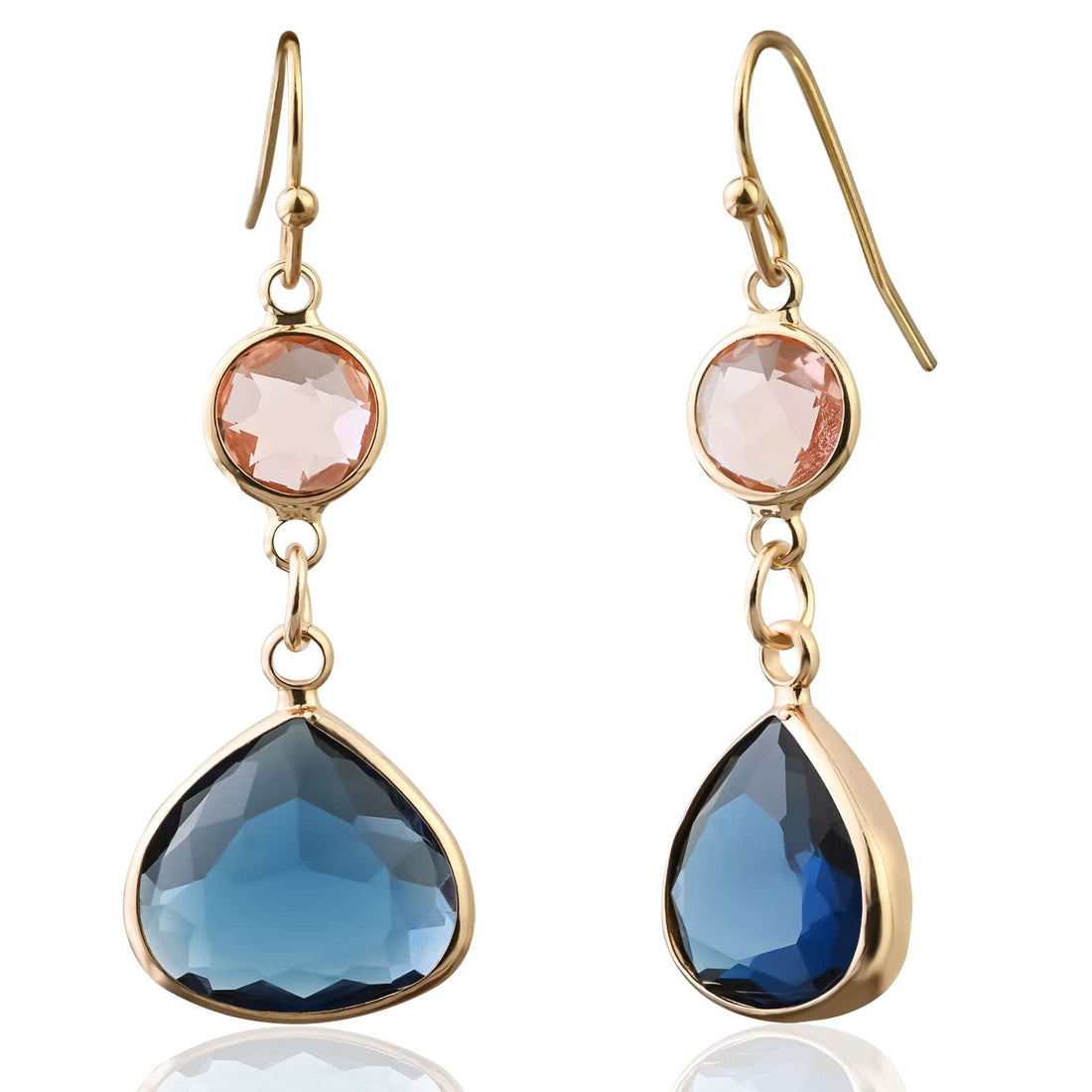 Sapphire Drop Earrings