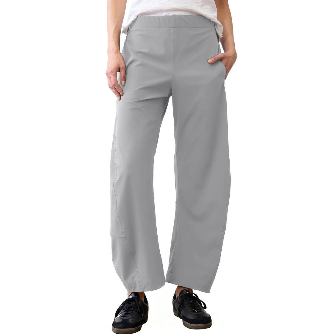 Tapered Barrel Trousers