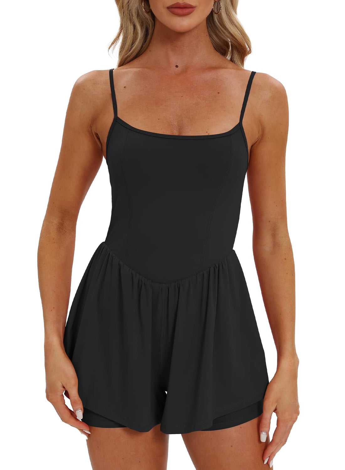 Sleeveless Athletic Romper