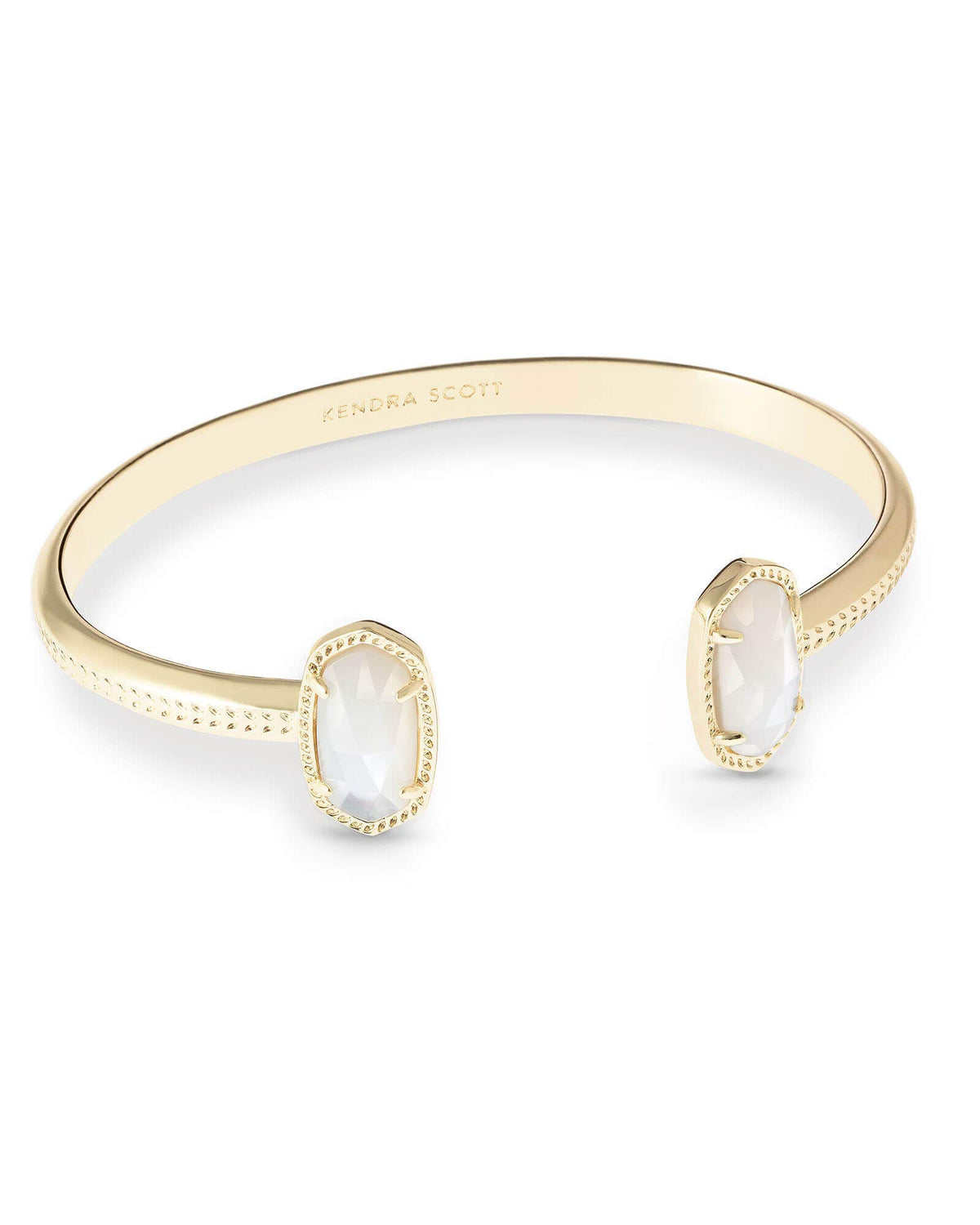 14K Gold-Plated Mother of Pearl Cuff