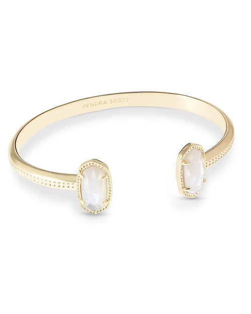 14K Gold-Plated Mother of Pearl Cuff