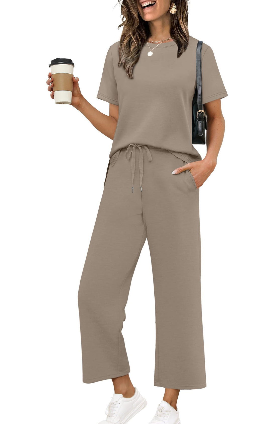 Short-Sleeve Lounge Set (Set of 2)