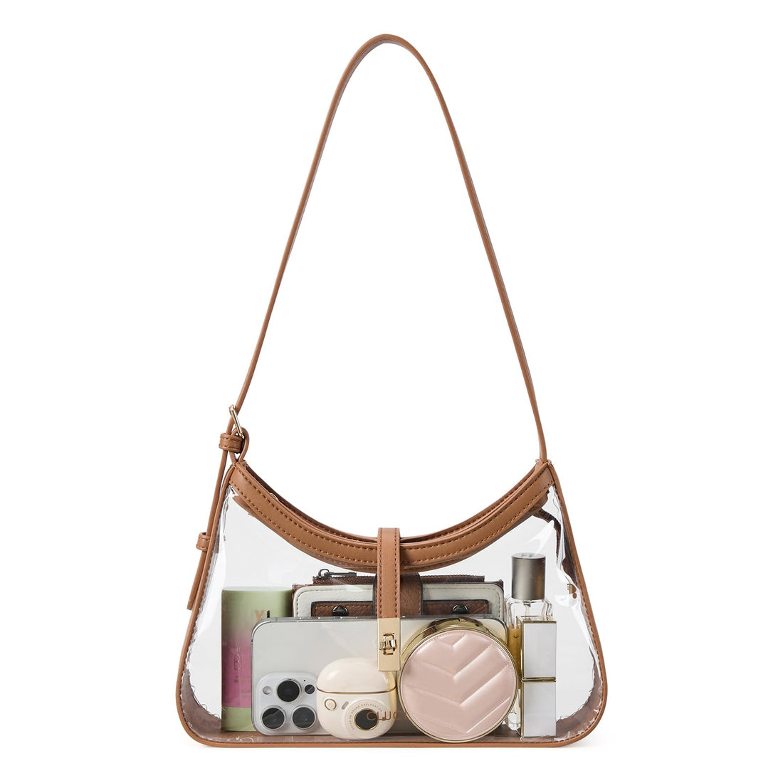 Clear Stadium Hobo Handbag