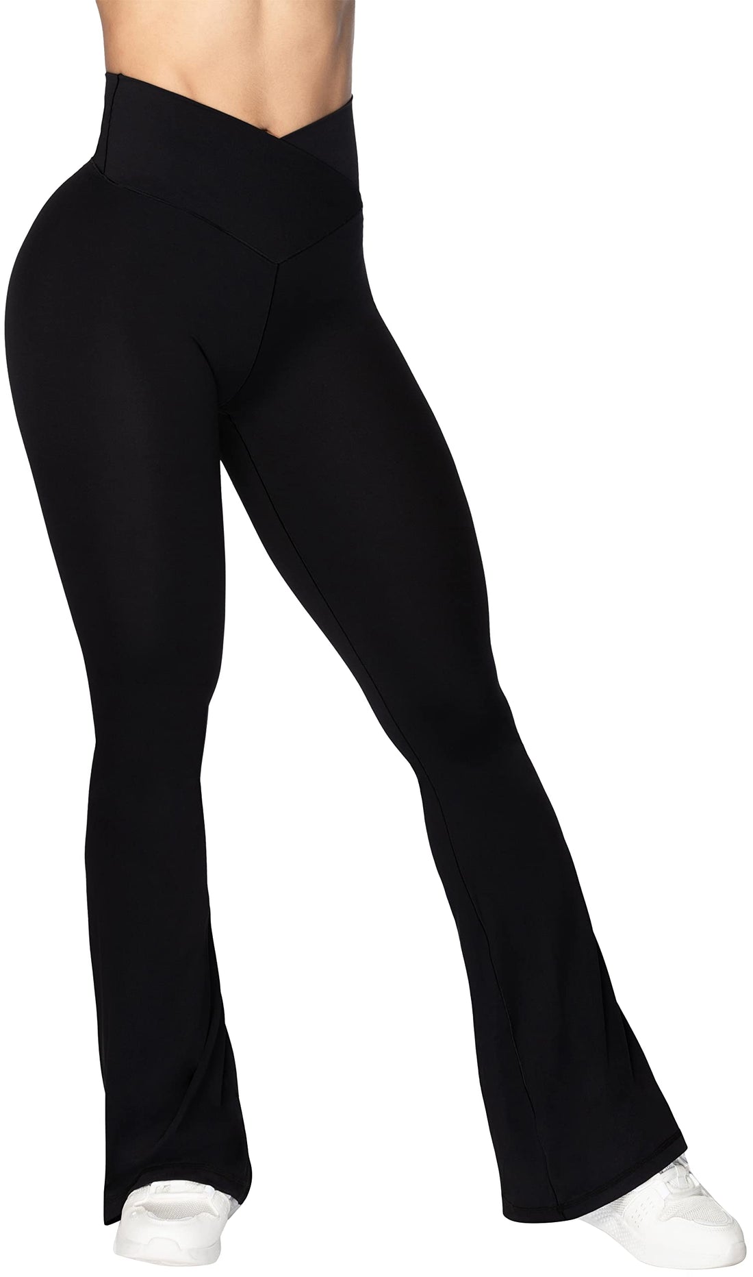 Crossover Flare Yoga Leggings