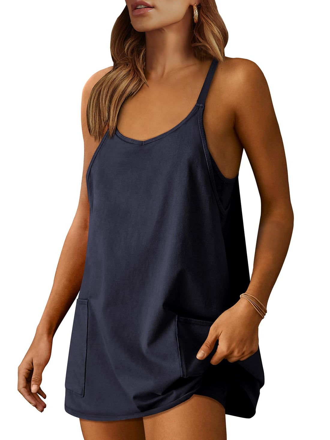 Athletic Mini Romper Dress