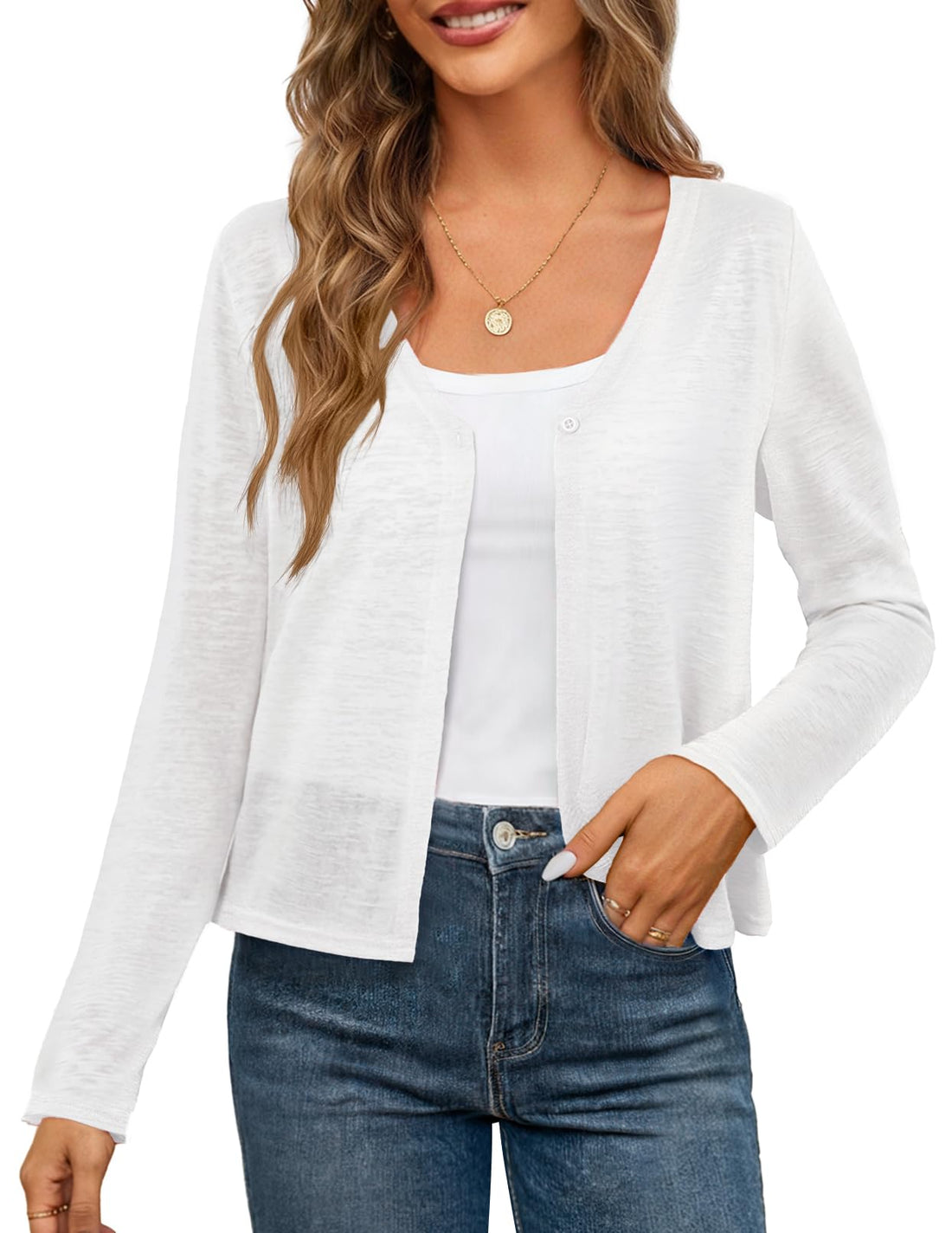 Open-Front Beach Cardigan