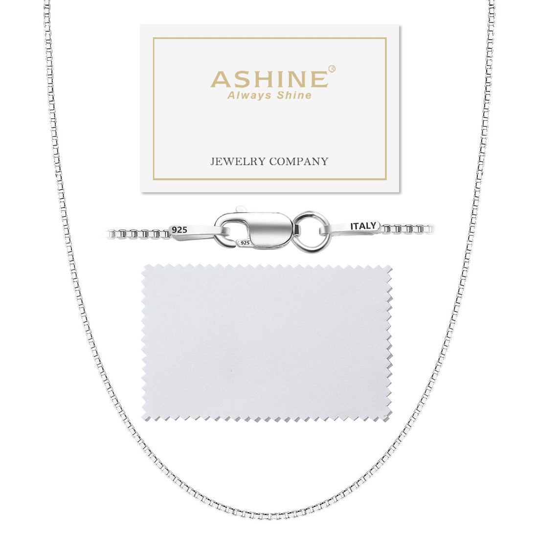 Sterling Silver Box Chain Necklace