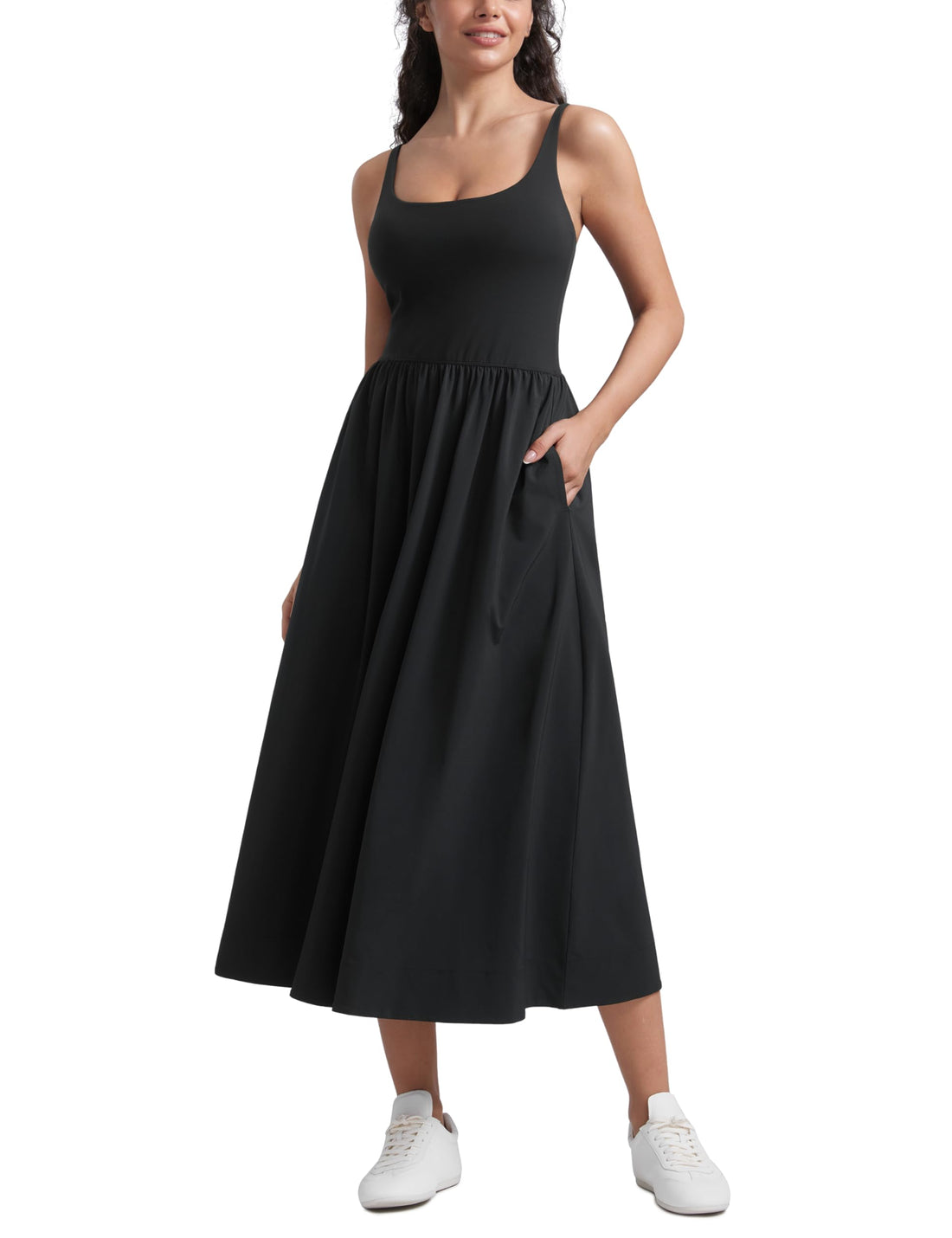 Square Neck Maxi Dress
