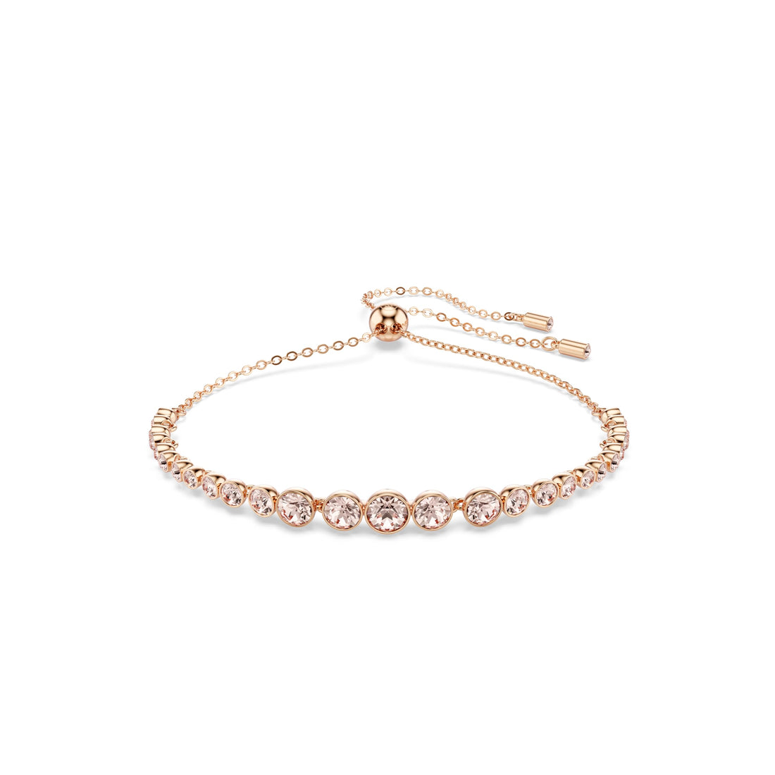 Rose Gold Pink Crystal Bracelet