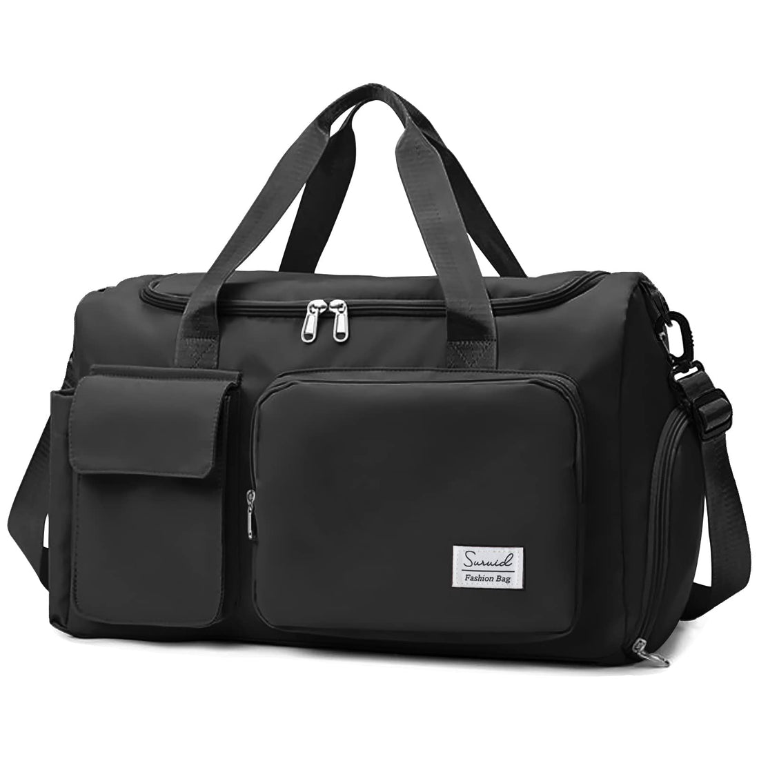 Black Gym Duffel Bag