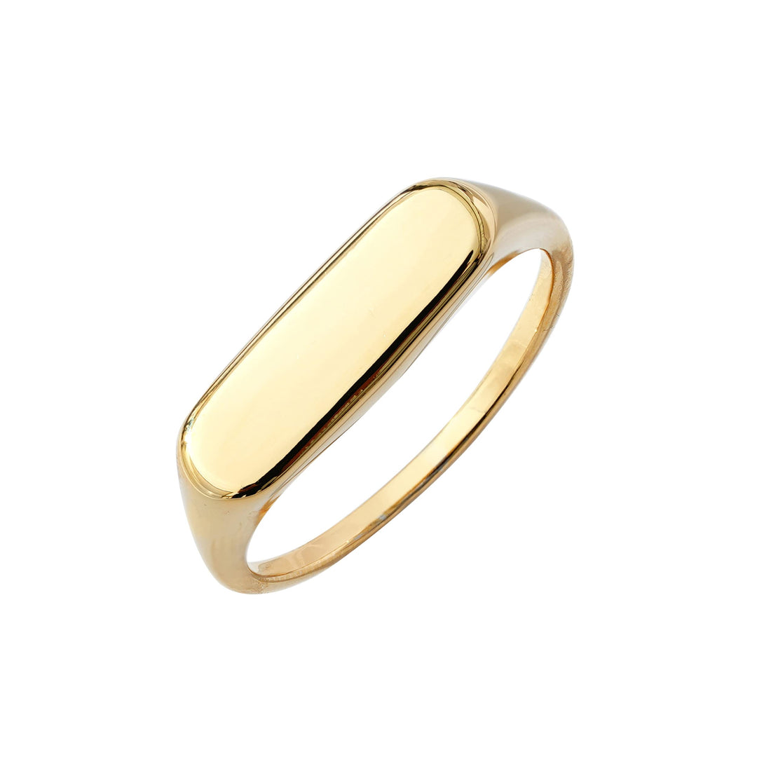 Gold Plated Signet Ring