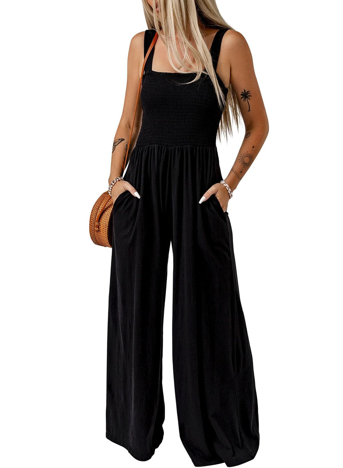 Loose Wide-Leg Jumpsuit