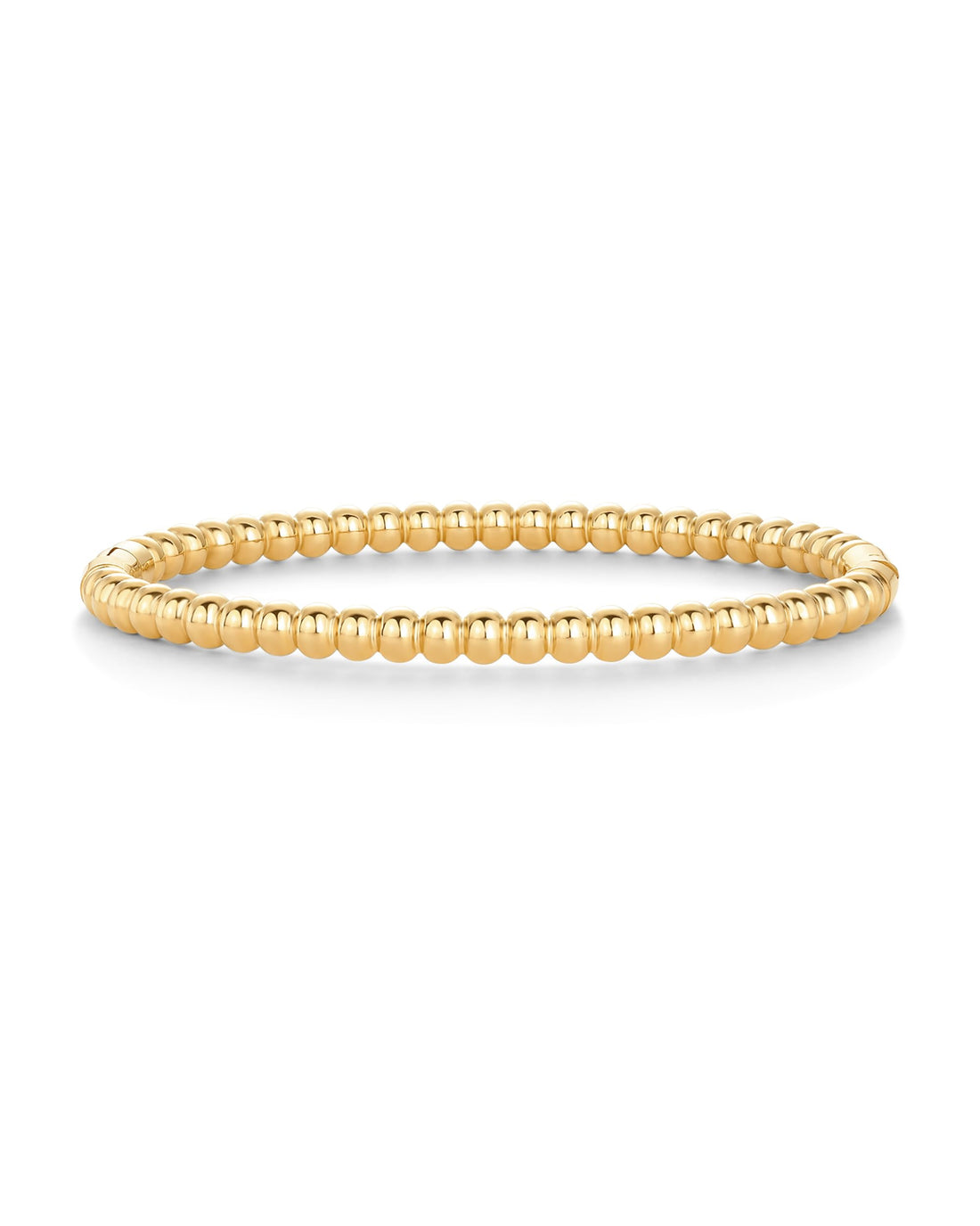 14K Gold-Plated Beaded Ball Bangle