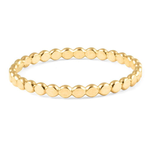14K Gold Dainty Stacking Ring
