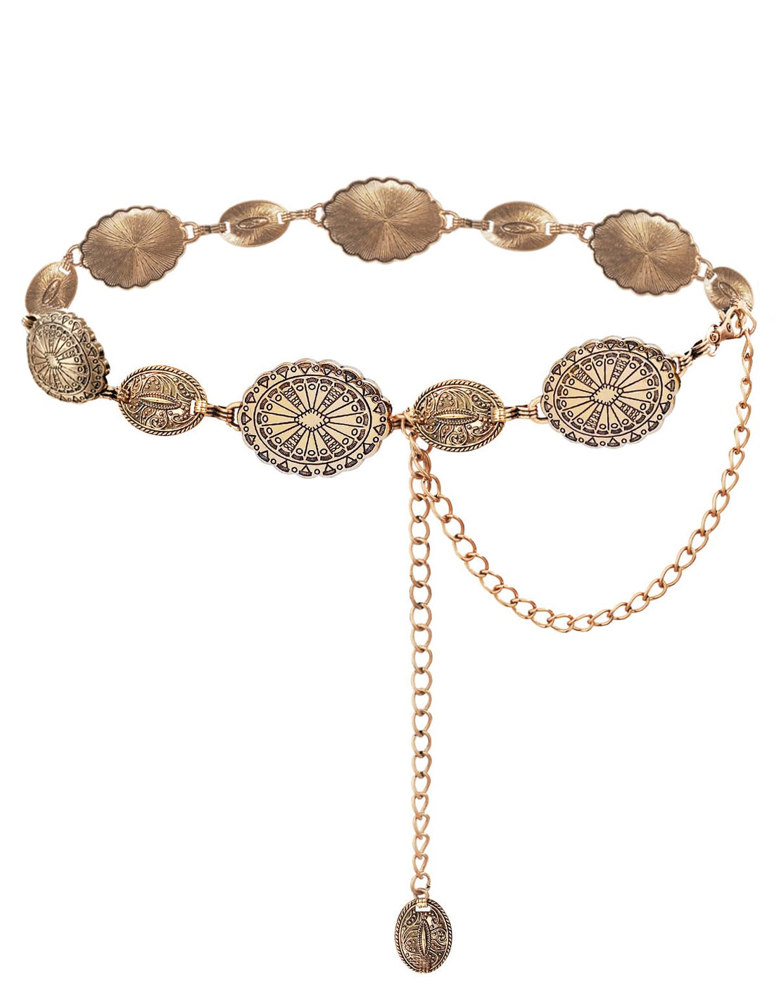 Western Concho Chain Belt