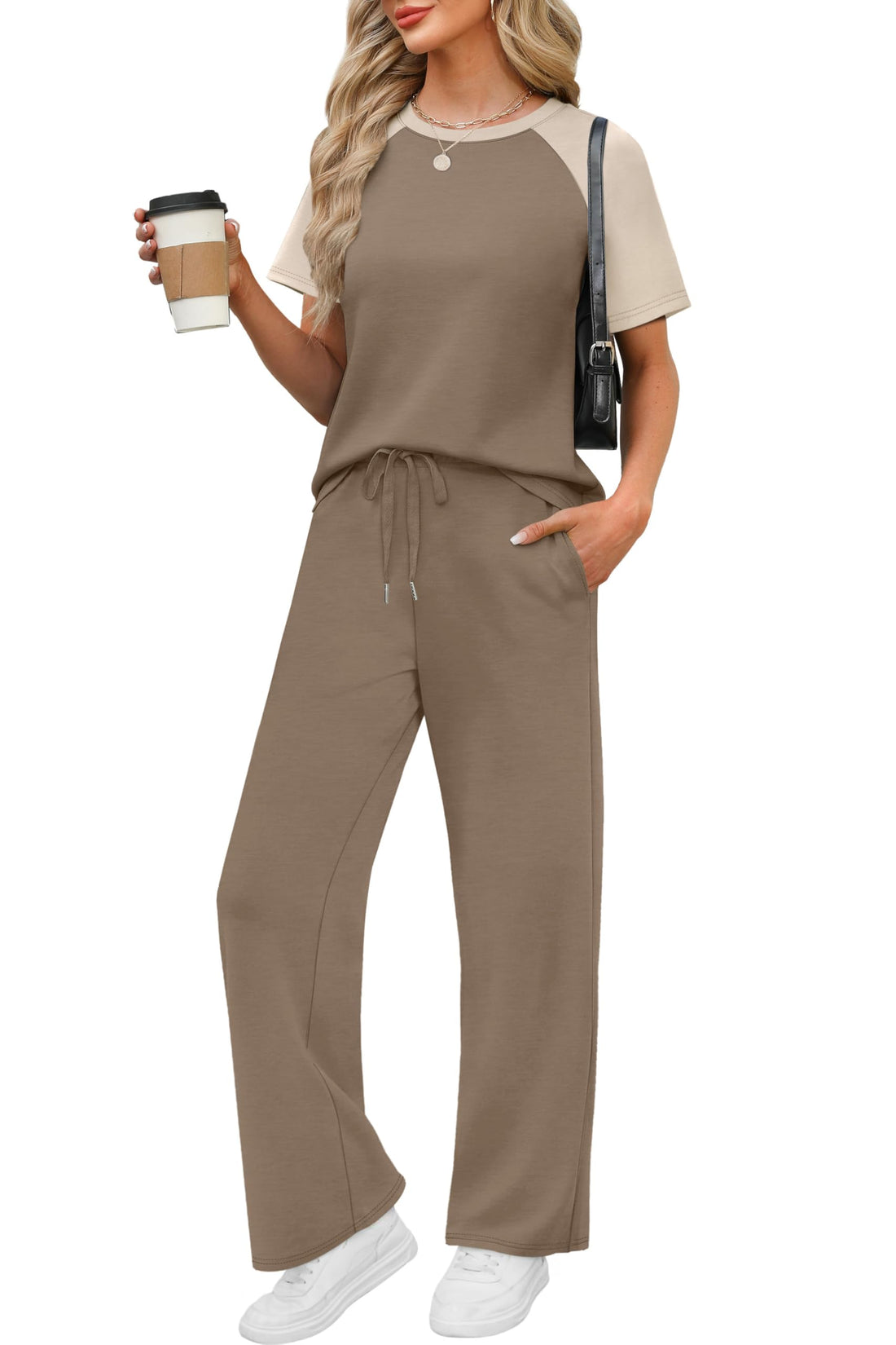 Coffee Color-Block Set (Set of 2)