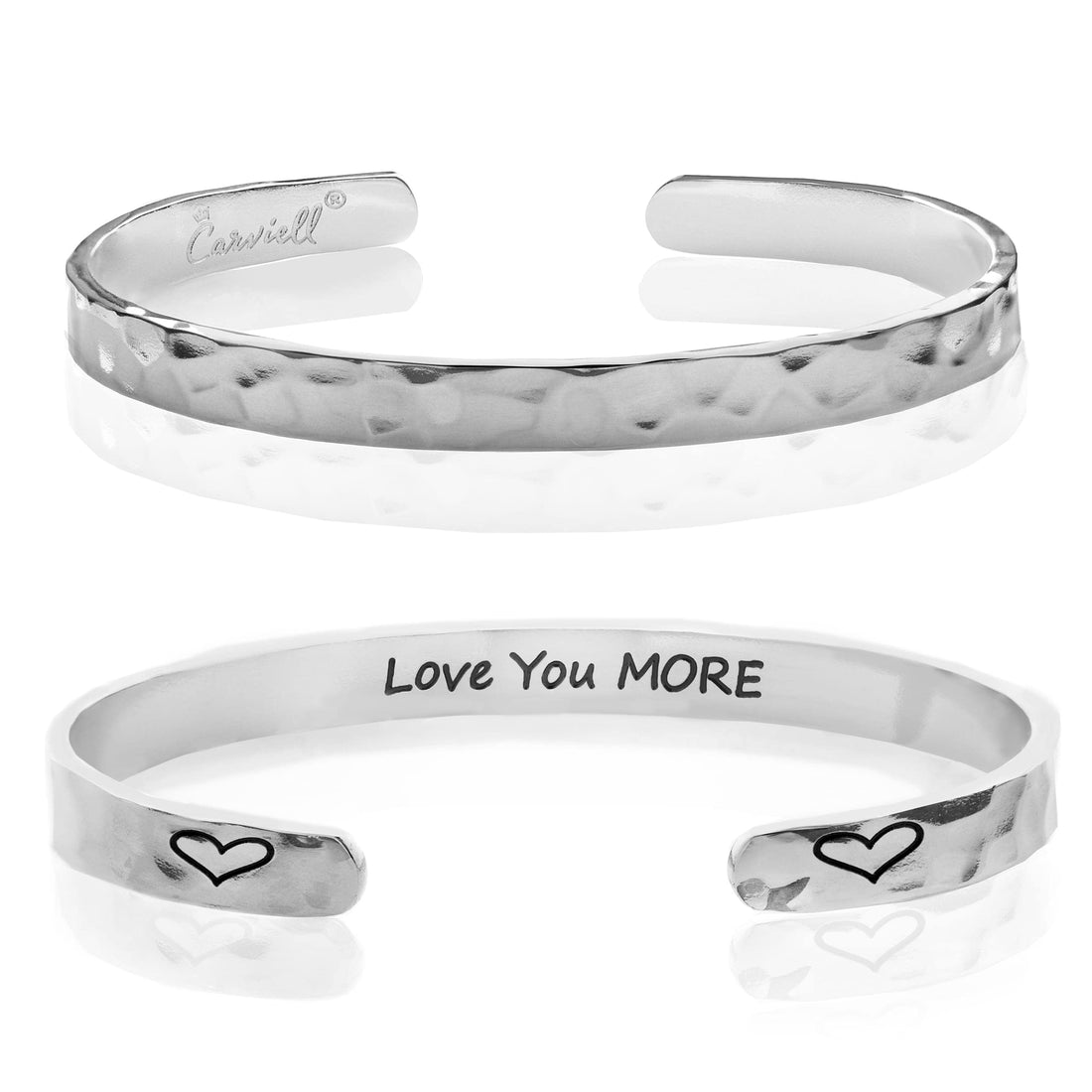 Love You More Engraved Bracelet