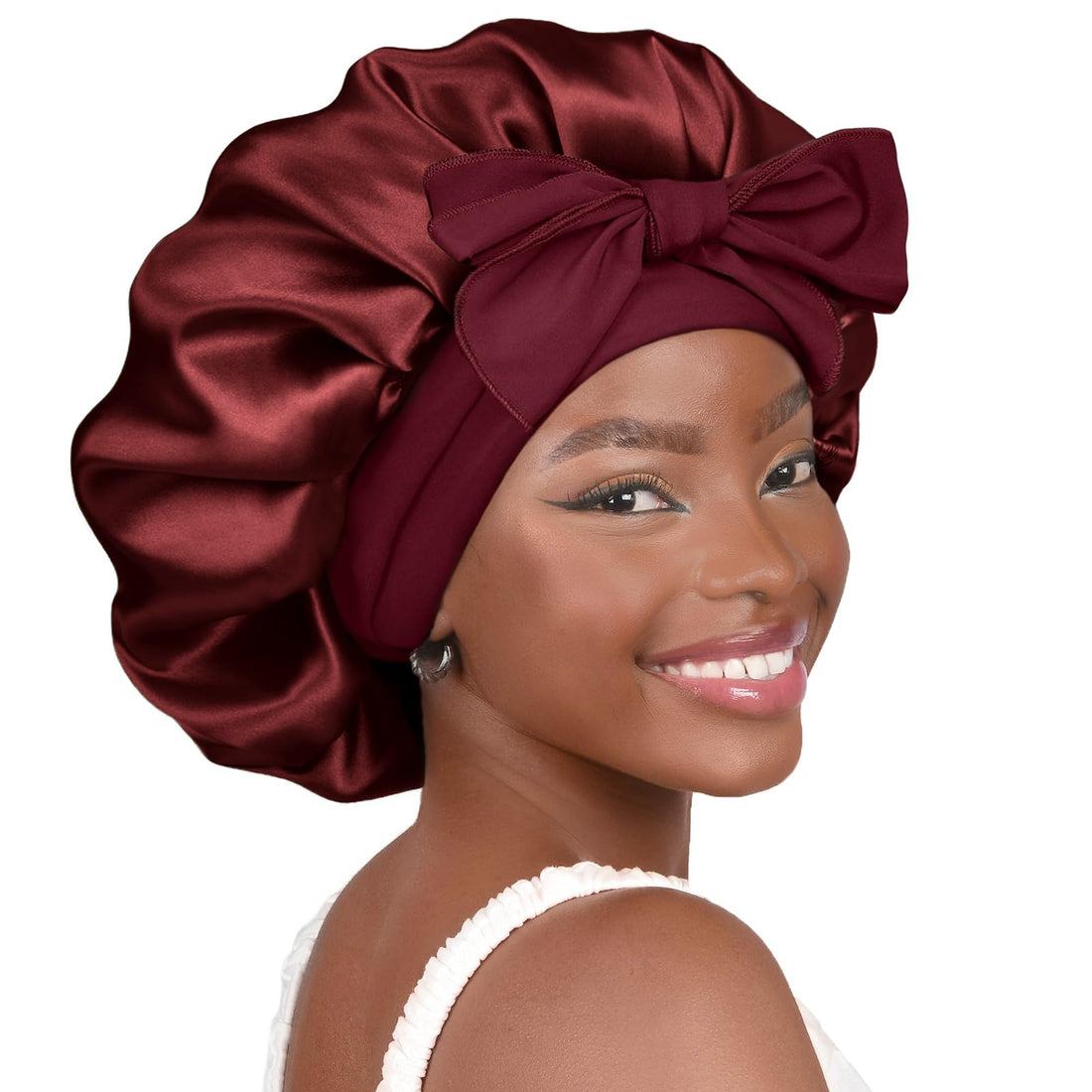 Adjustable Satin Bonnet