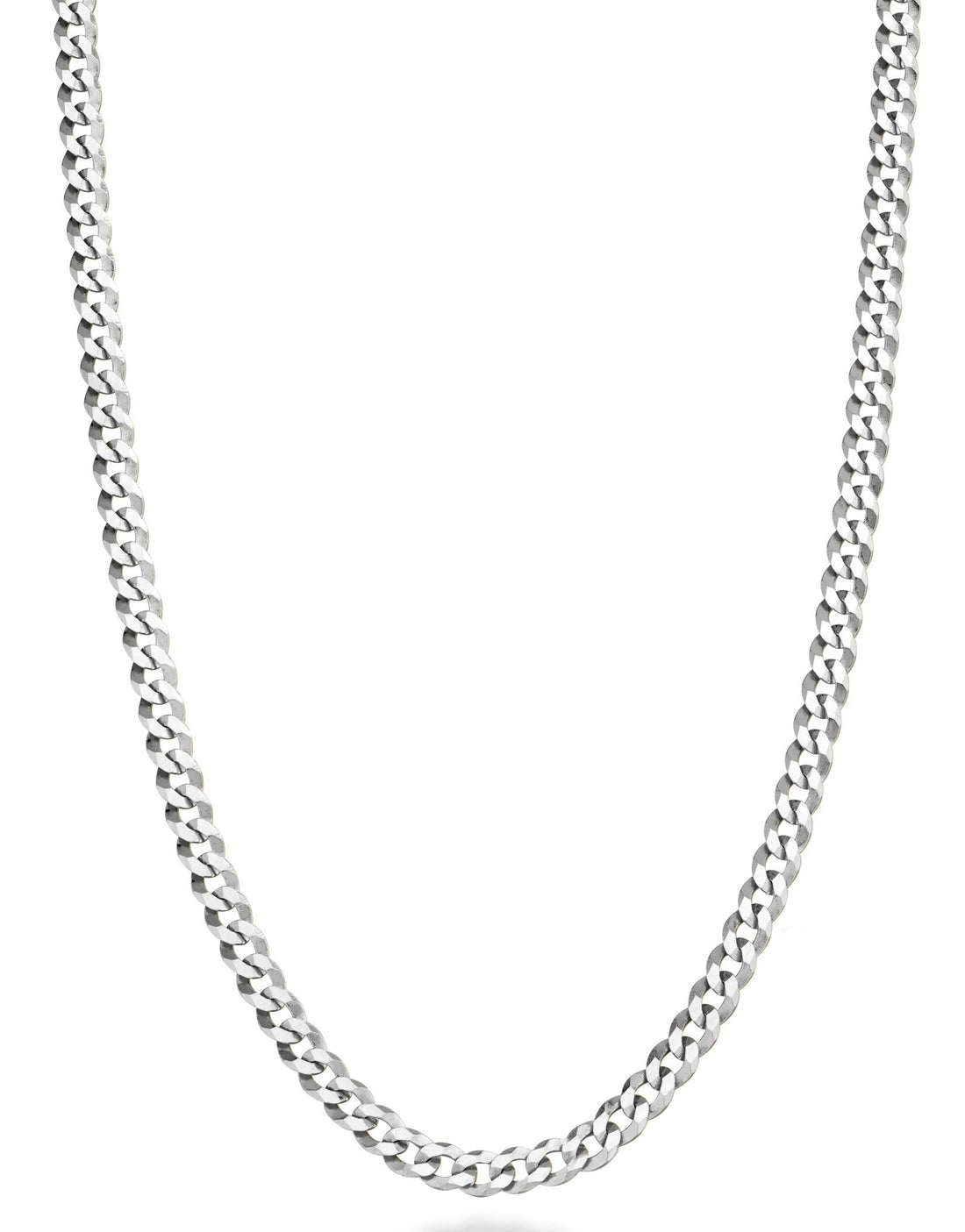 Sterling Silver Cuban Chain Necklace