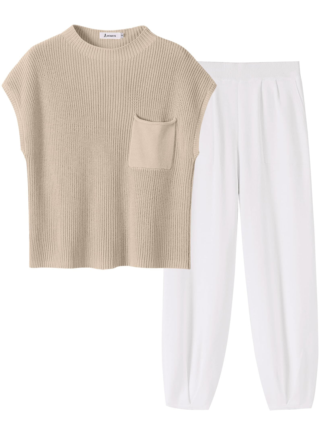 Sweater Vest Lounge Set (Set of 2)