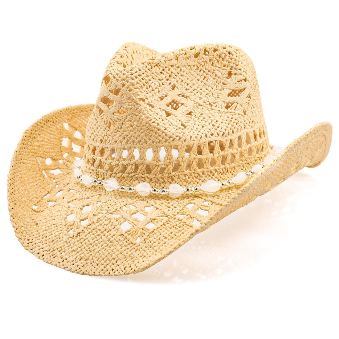 Shapeable Straw Cowboy Hat (Set of 2)