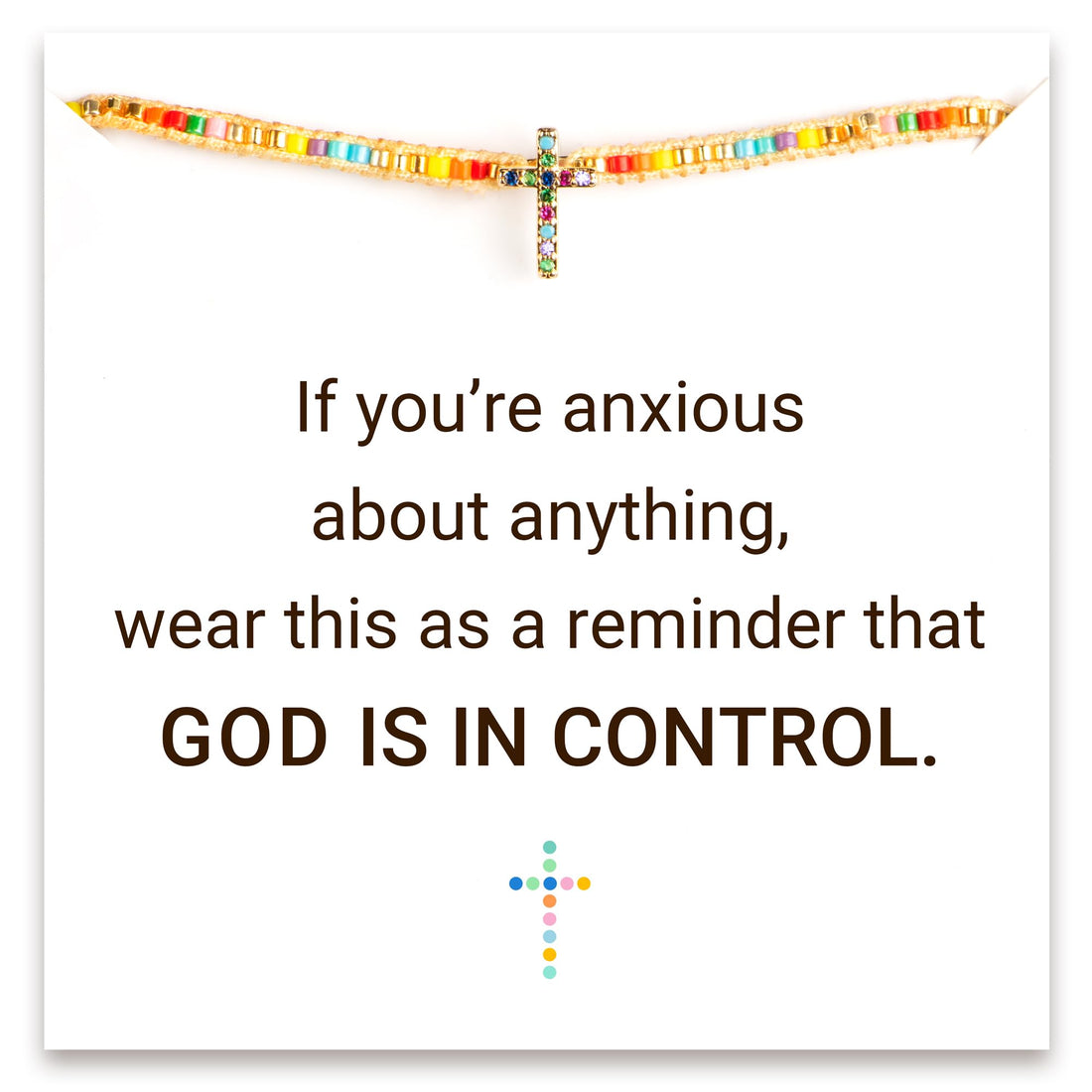 Sterling Silver Cross Bracelet