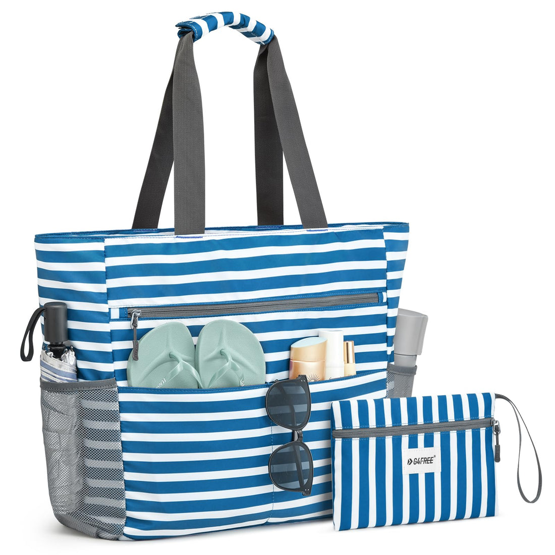 Foldable Beach Tote Bag