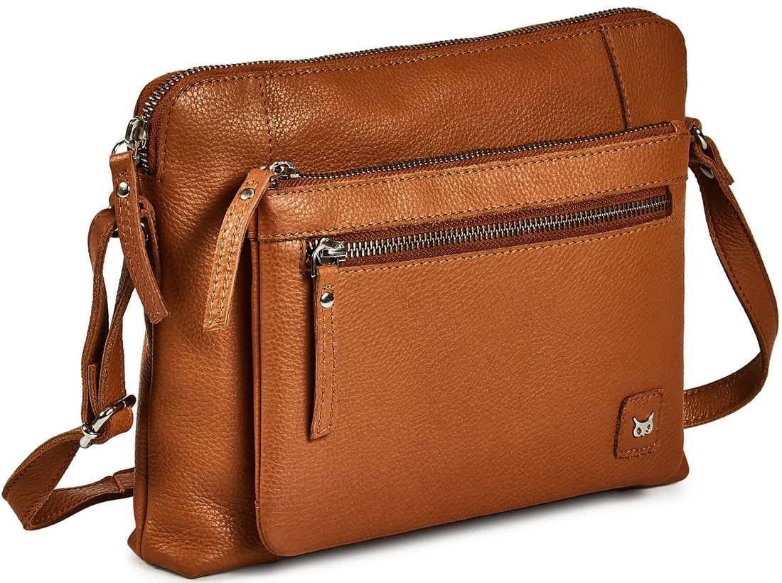 Pebbled Leather Crossbody Bag