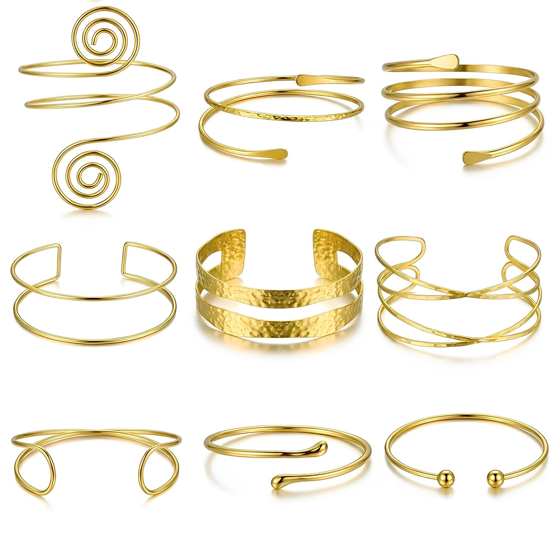 Boho Arm Cuff Set (Set of 9)