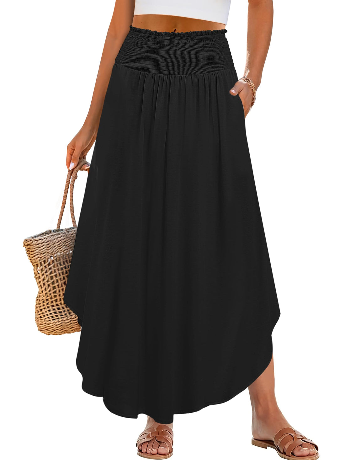 Boho Swing Maxi Skirt