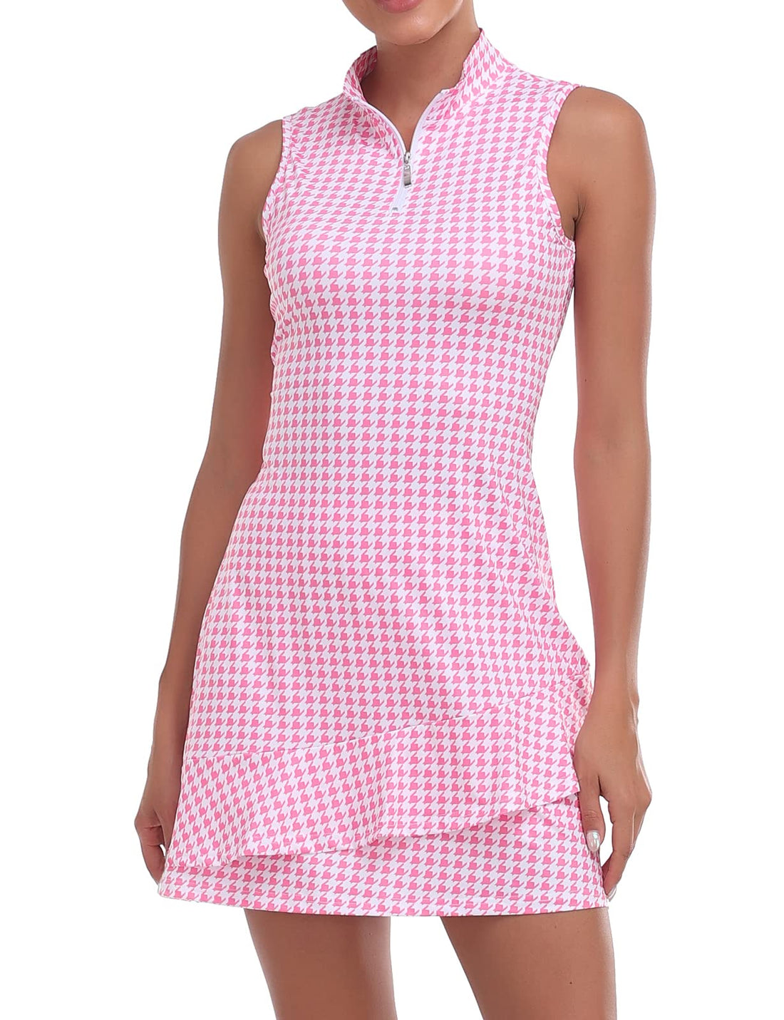 Stand Collar Golf Dress