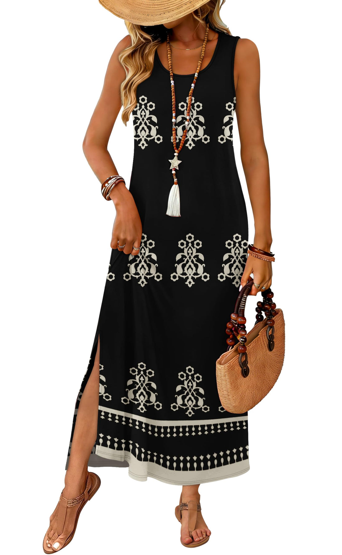 Boho Floral Maxi Dress