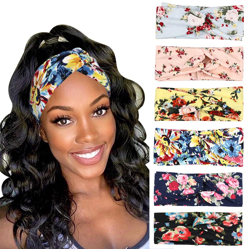 Boho Floral Headband (Set of 6)